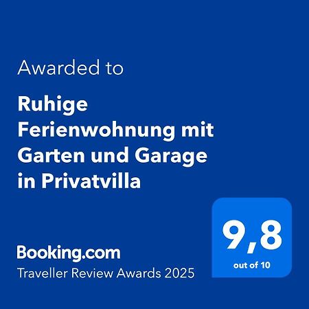Ruhige Ferienwohnung Mit Garten Und Garage In Privatvilla Marling Exteriör bild