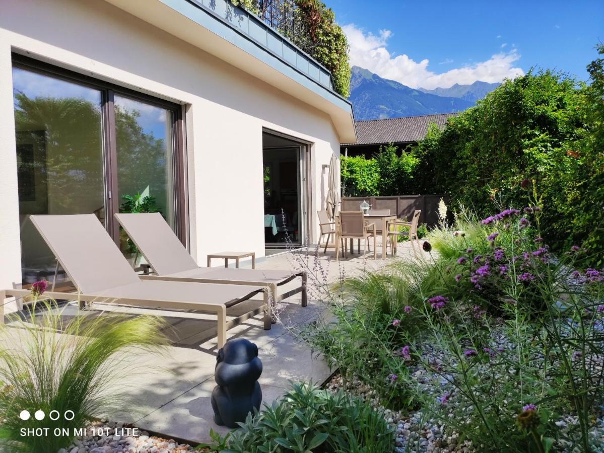 Ruhige Ferienwohnung Mit Garten Und Garage In Privatvilla Marling Exteriör bild